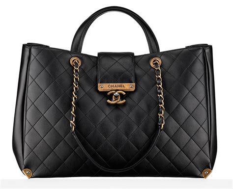 chanel large shopping tote 2016|Chanel tote shopper.